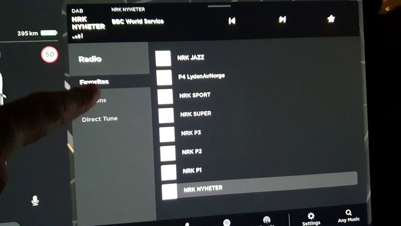 Tesla model 3 FM radio, 2020 update