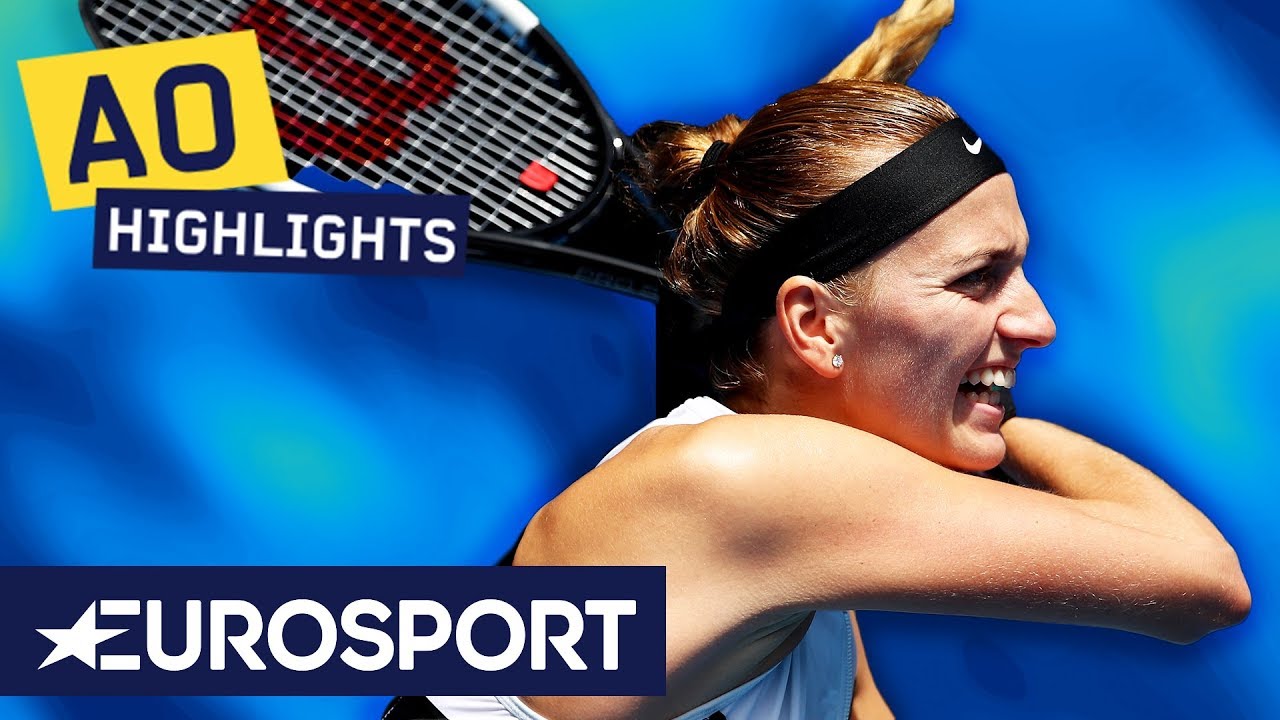 Petra Kvitová vs Amanda Anisimova Highlights | Australian Open 2019 Round 4 | Eurosport