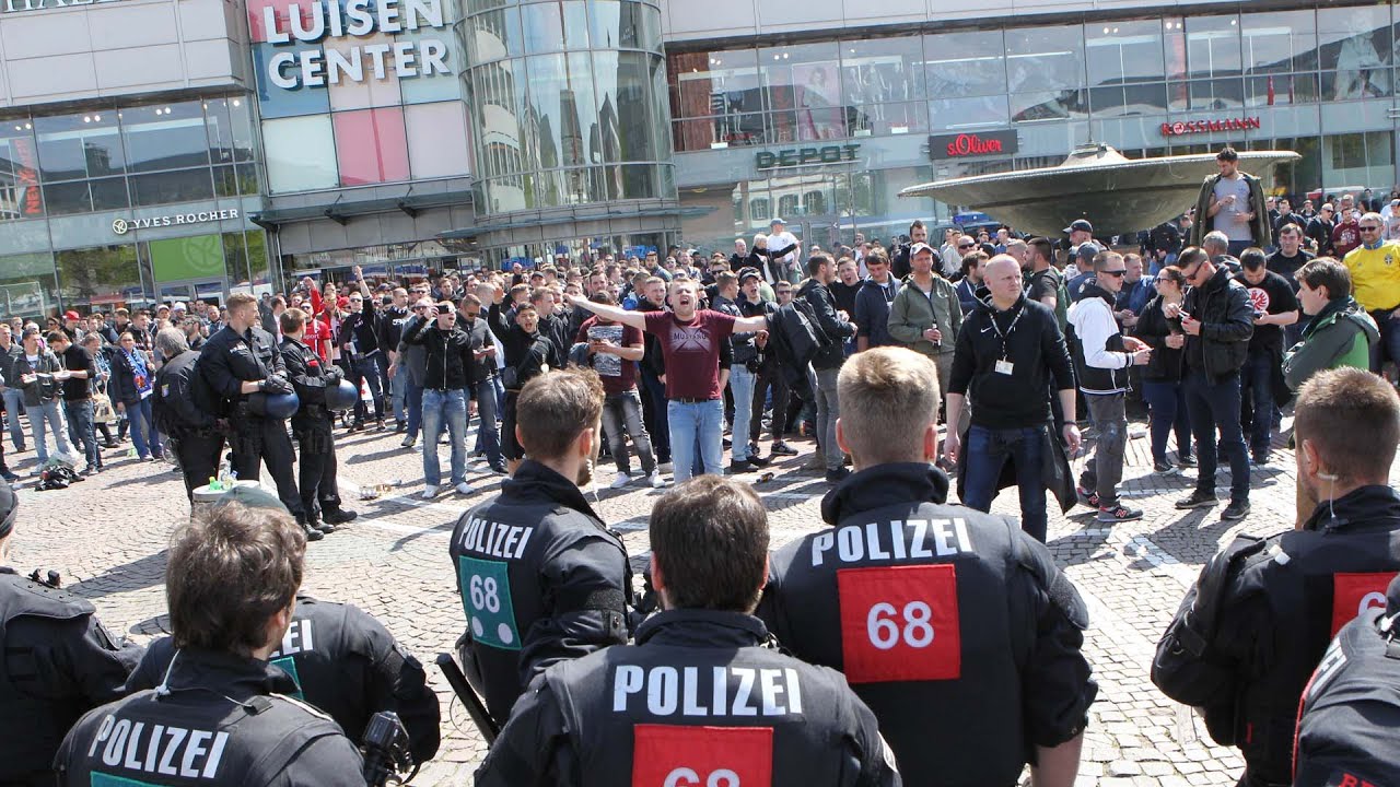 1700 Polizisten sichern Hessenderby: Ausnahmezustand in Darmstadt