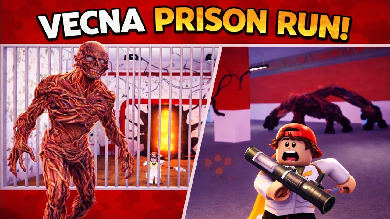 Vecna Prison Run Roblox | Stranger Things Escape Obby|Vecna Prison Escape in Roblox (Full Gameplay)