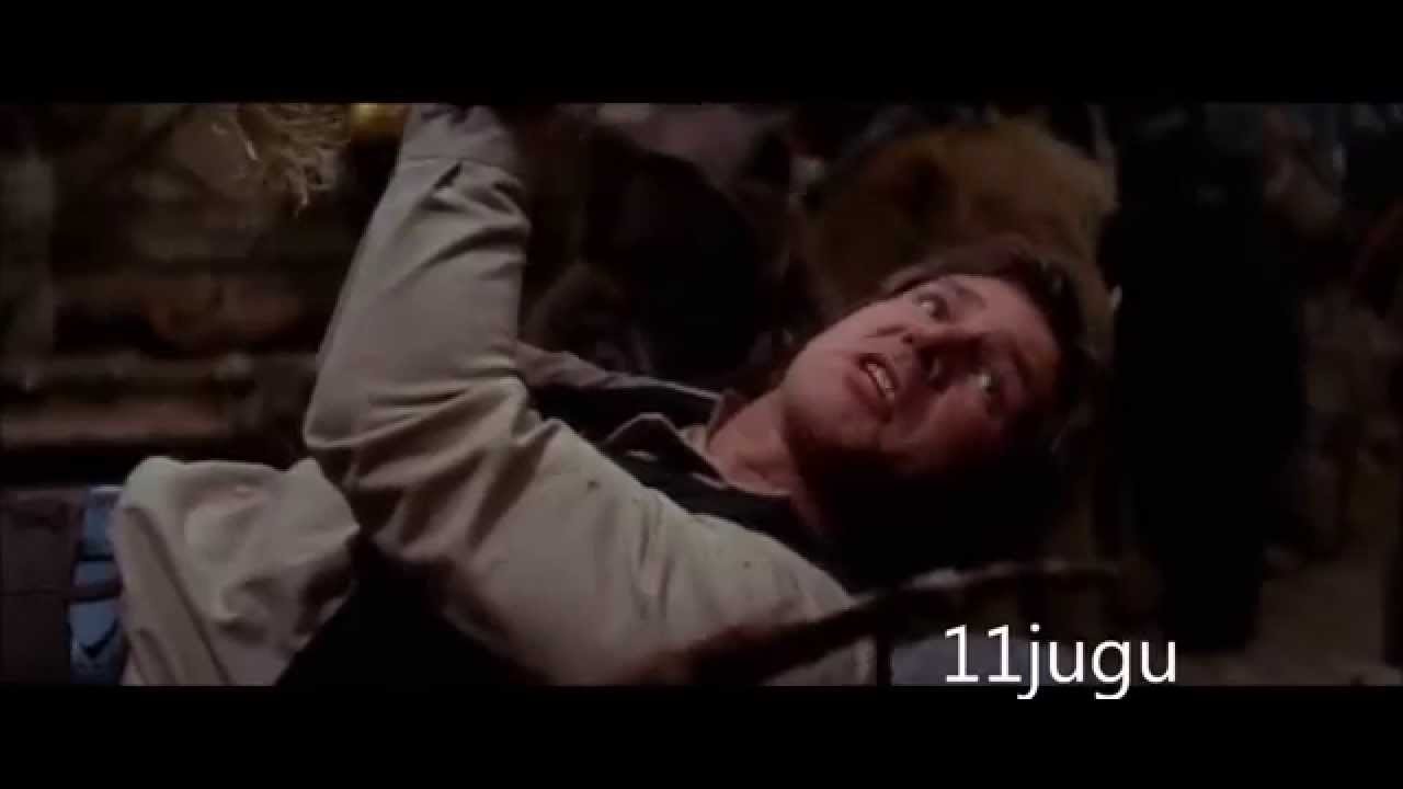 funny moment with chewbacca and han solo: Return of the jedi