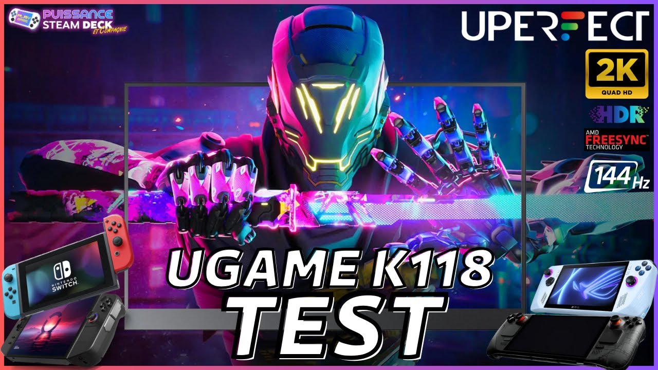 🔥TEST UPERFECT UGAME K118: l'&eacute;cran 18 pouces qui fr&ocirc;le la perfection
