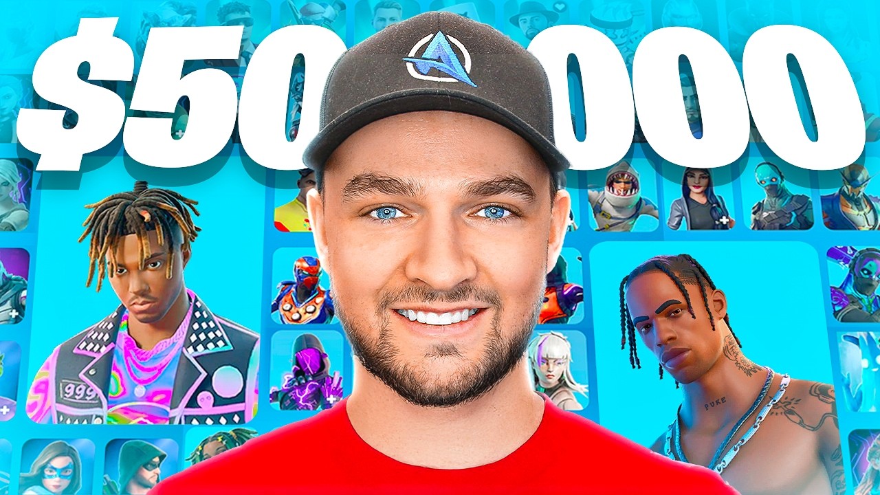 Показываю свой шкафчик Fortnite за 50 000 долларов!