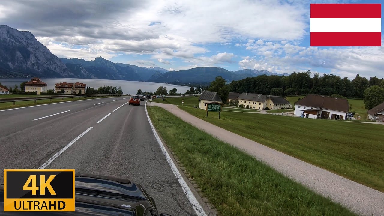Driving in Austria part I | Hallstatt village | 4K Ultra HD