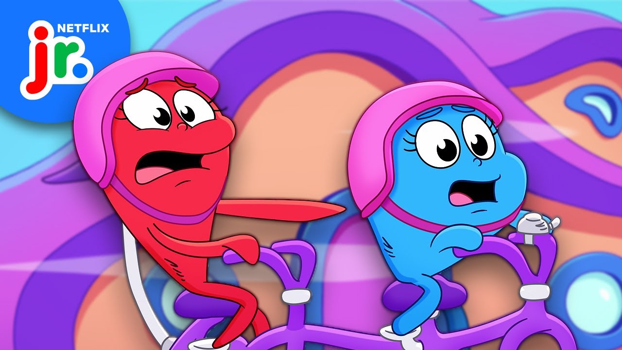 Red Fish and Blue Fish Stop & Go Adventure 🚦🐟 Dr. Seuss's Red Fish, Blue Fish | Netflix Jr