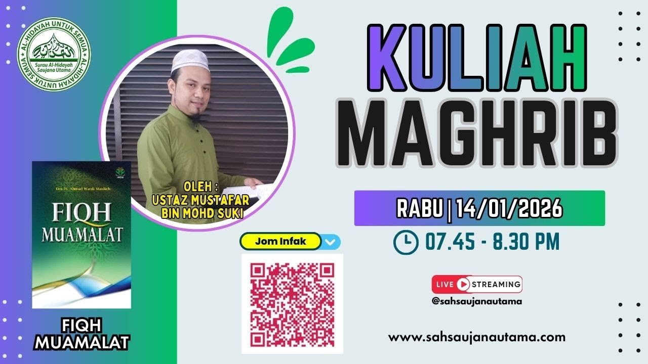 Kuliah  Fiqh Muamalat: Hukum Hakam Muflis
