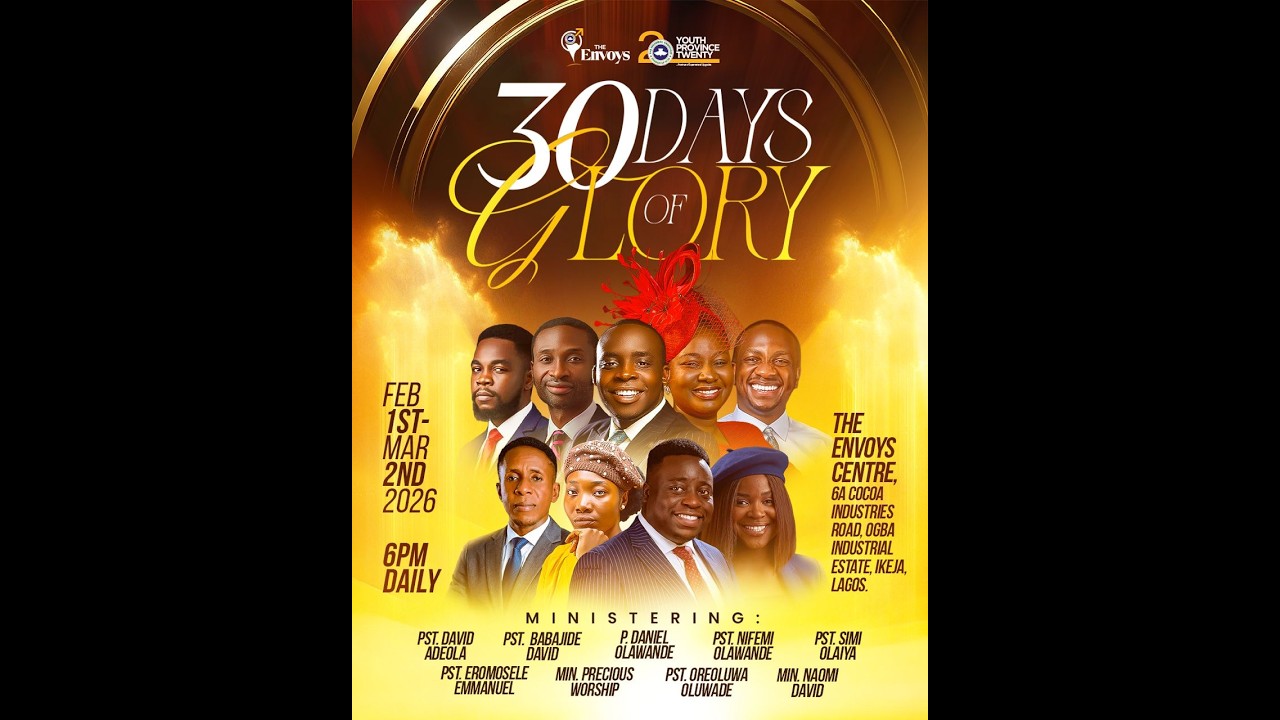 Day 12  || 30 Days Of Glory || RccgTheEnvoys   #rccg