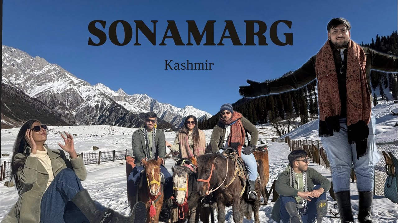 Kashmir Trip Day 3 - SONAMARG 🤍 14.01.26  #travel #siblings 