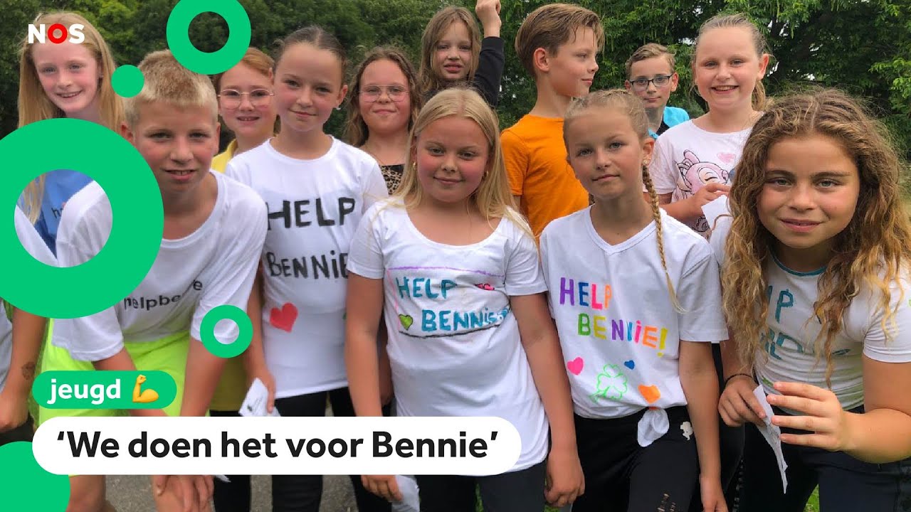 Kinderen houden sponsorloop voor ziek klasgenootje