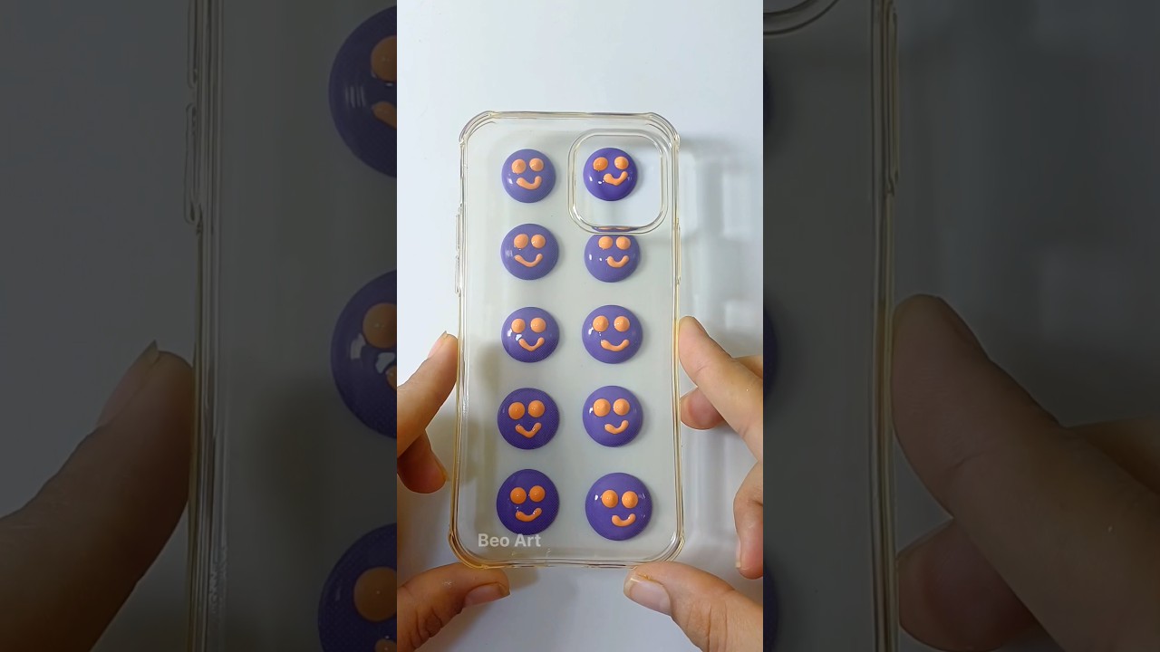 Satisfying Phone case Painting || #satisfying #painting #artwork #colors #short #viral