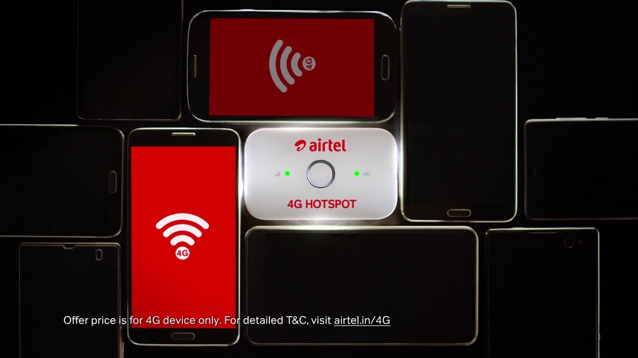 Airtel 4G Hotspot - Get 4G Speeds on all devices