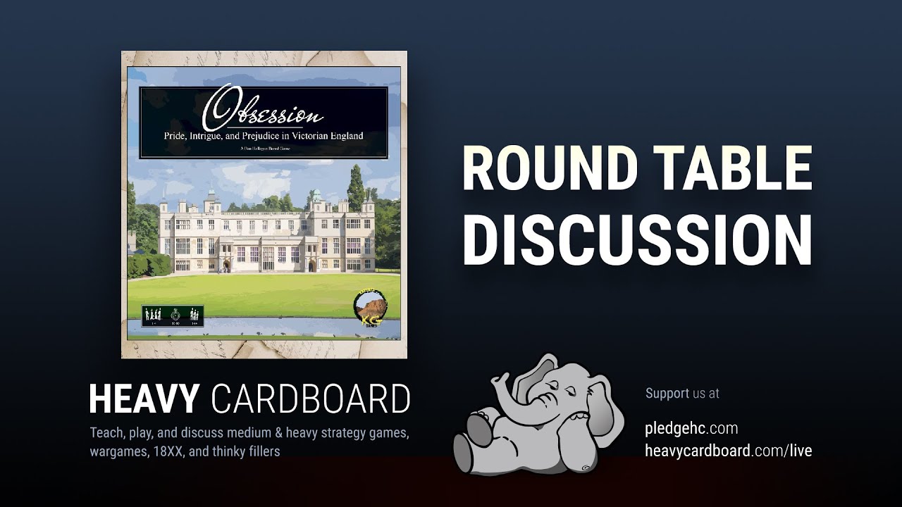 Round Table only - Obsession Round Table discussion by Heavy Cardboard