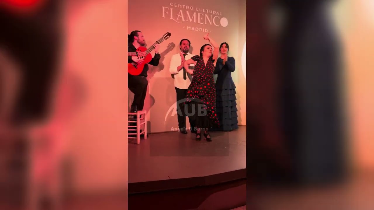 Really thought she said FLAMINGOS! But this is what I got! Flamenco Fire in Madrid 🔥💃