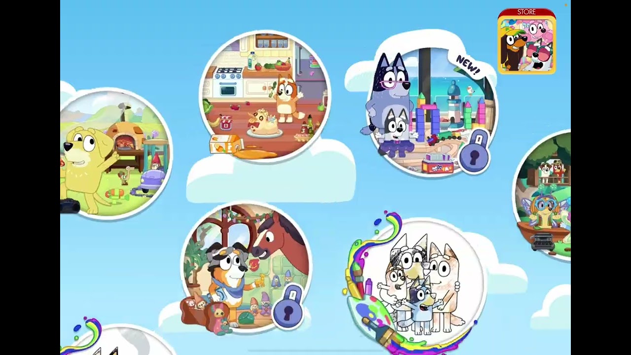￼￼ playing Bluey with Lala loops, but with a twist😨😖🥵