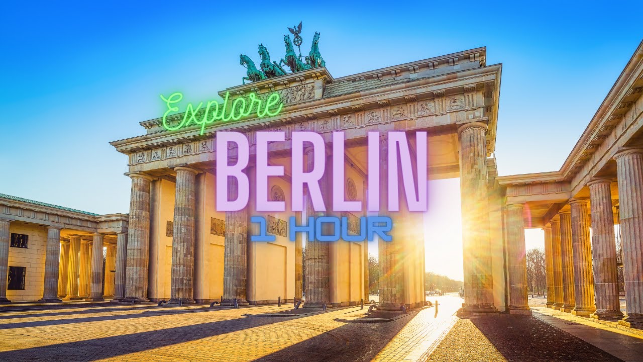 Explore Berlin Germany (Cityscape and 1 Hour Relaxing Music)