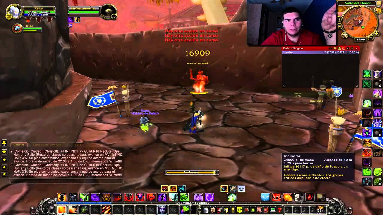 World of Warcraft | Brujo Destrucción - Rotacion, uso y DPS en Mists of Pandaria