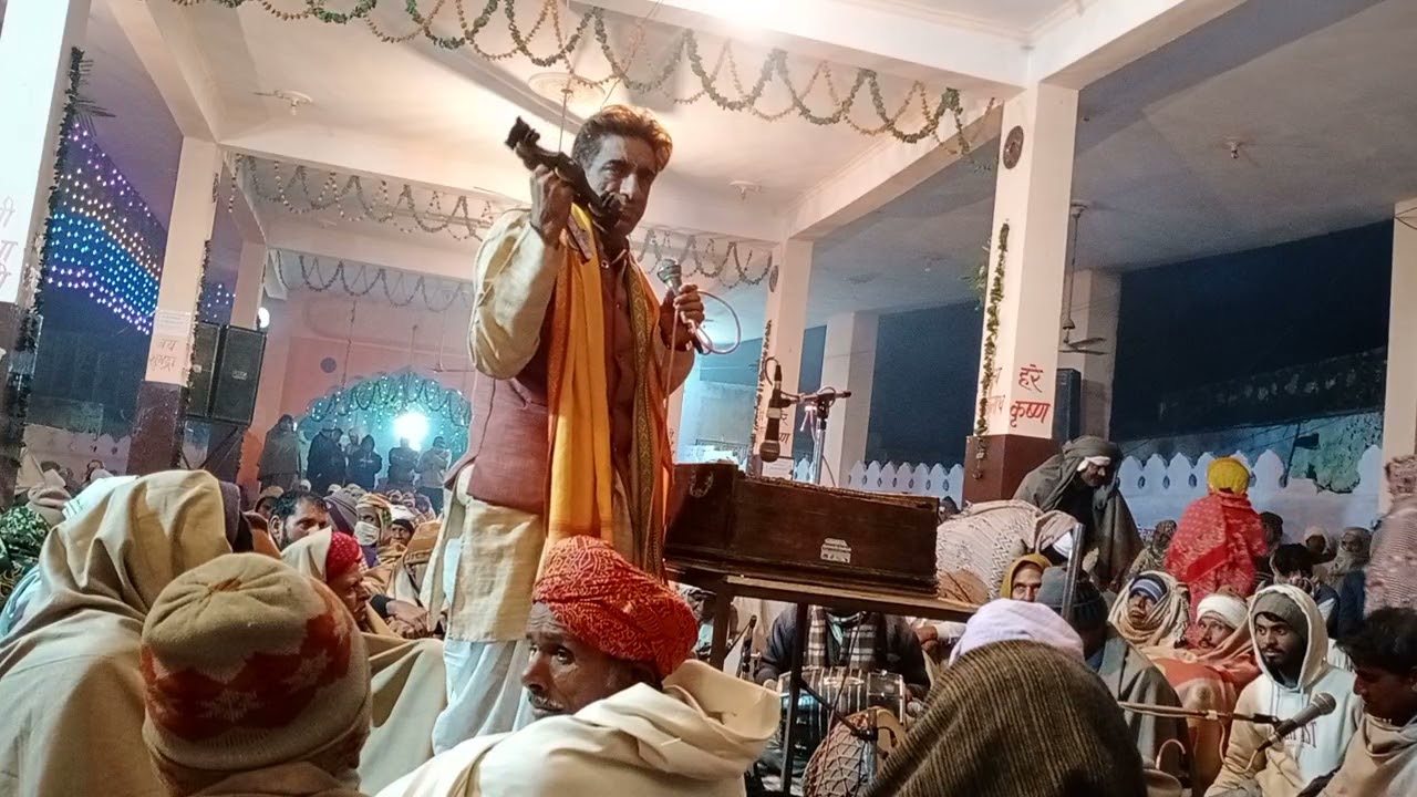 भगवान जगन्नाथ जी मंदिर पुरूषोतमपुरा।।आवागमन मरण जीवन तै हम हो कै ना भयभीत ।।संजय शास्त्री जी जैतपुर