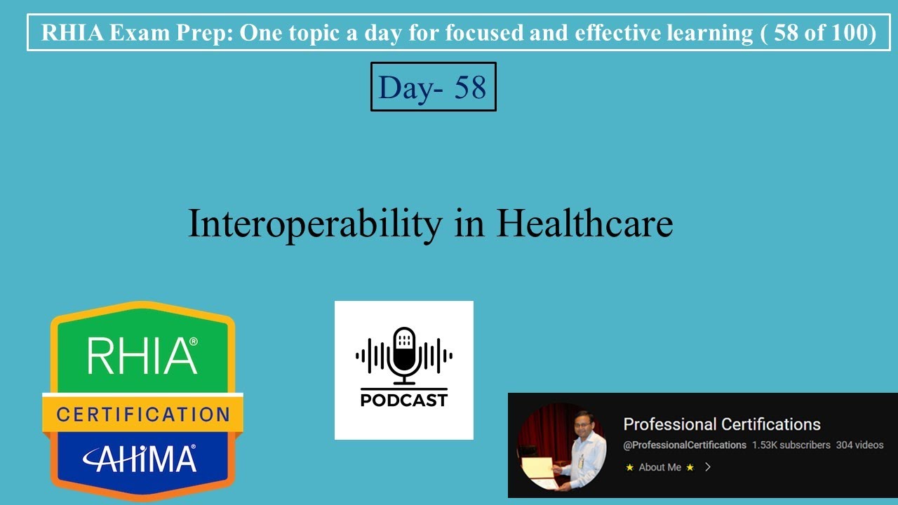 RHIA Exam Preparation 058- Interoperability