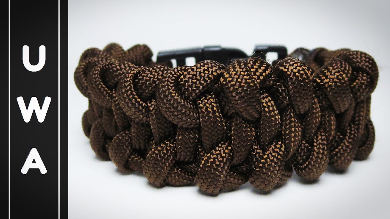 How to make The Pretzel Paracord Survival Bracelet [UWA ORIGINAL] [Tutorial]