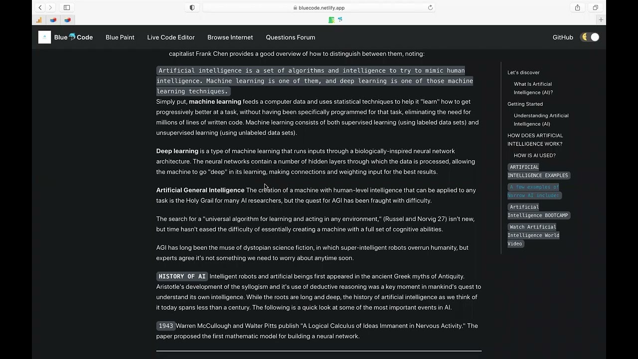 Machine Learning Part I