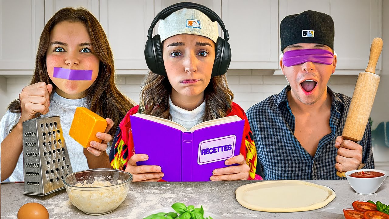 1 AVEUGLE, 1 SOURD ET 1 MUET en CUISINE ! (avec Farley et Gab)