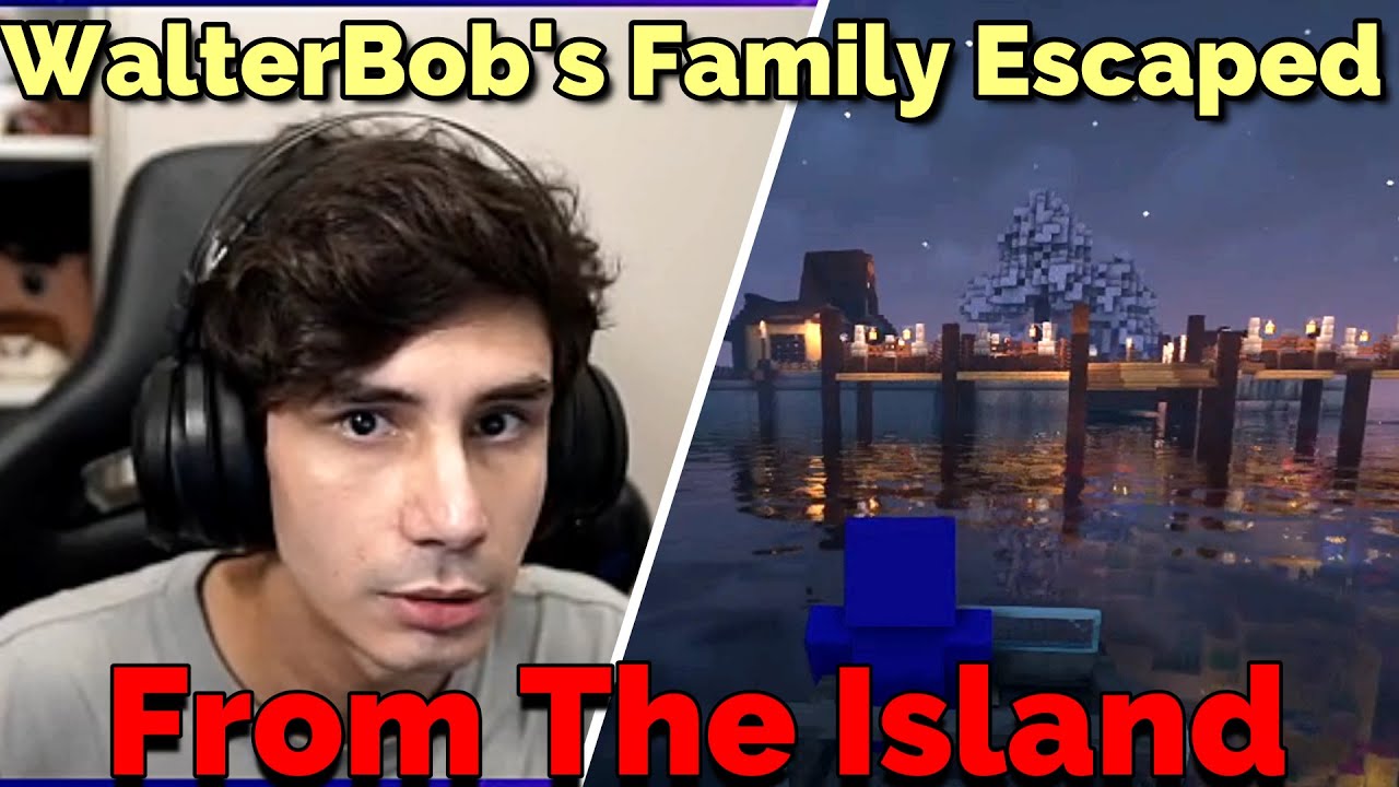 Pac Discovers Walter Bob's Family Fled from the Island to a NEW Place on QSMP Minecraft