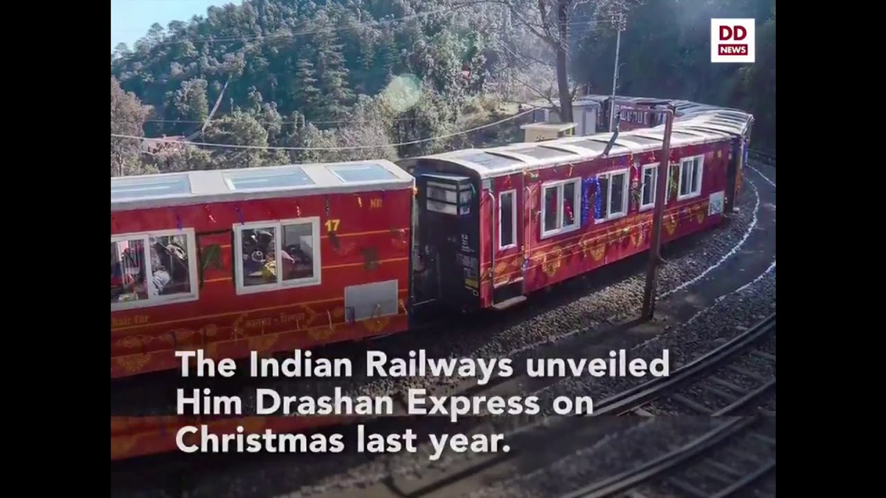 Him Darshan Express train starts between Kalka - Shimla