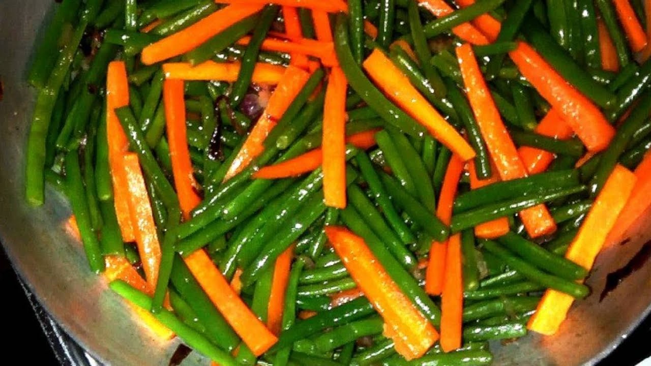 How to cook FRENCH BEANS (MISHIRI) & CARROT Stew