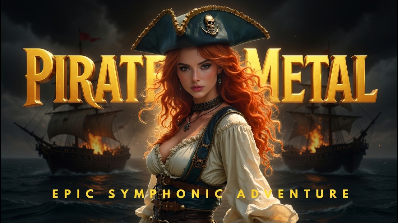 PIRATE METAL SYMPHONIC ROCK 1-HOUR 🎸🏴‍☠️🌊 POWER FROM THE SEAS, FOR WORK, GAMING & WORKOUTS 💪🎮