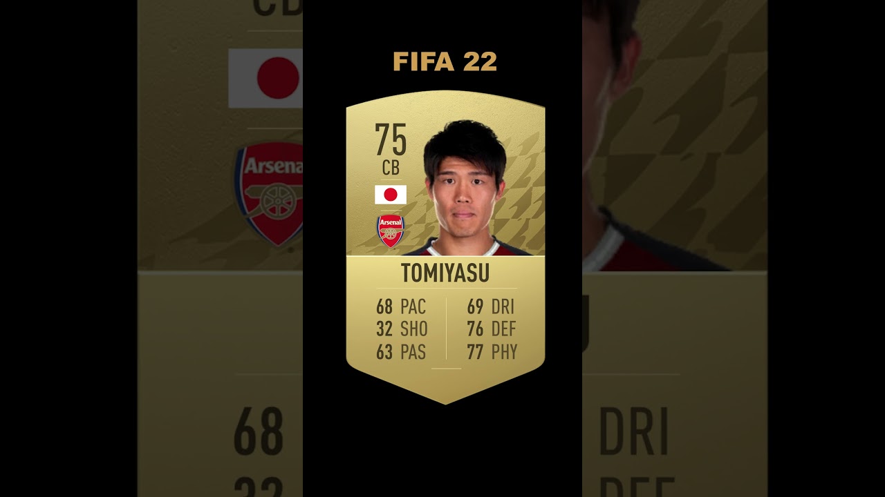 Takehiro Tomiyasu in EVERY FIFA (FIFA 20-EAFC 24) #like #subscribe
