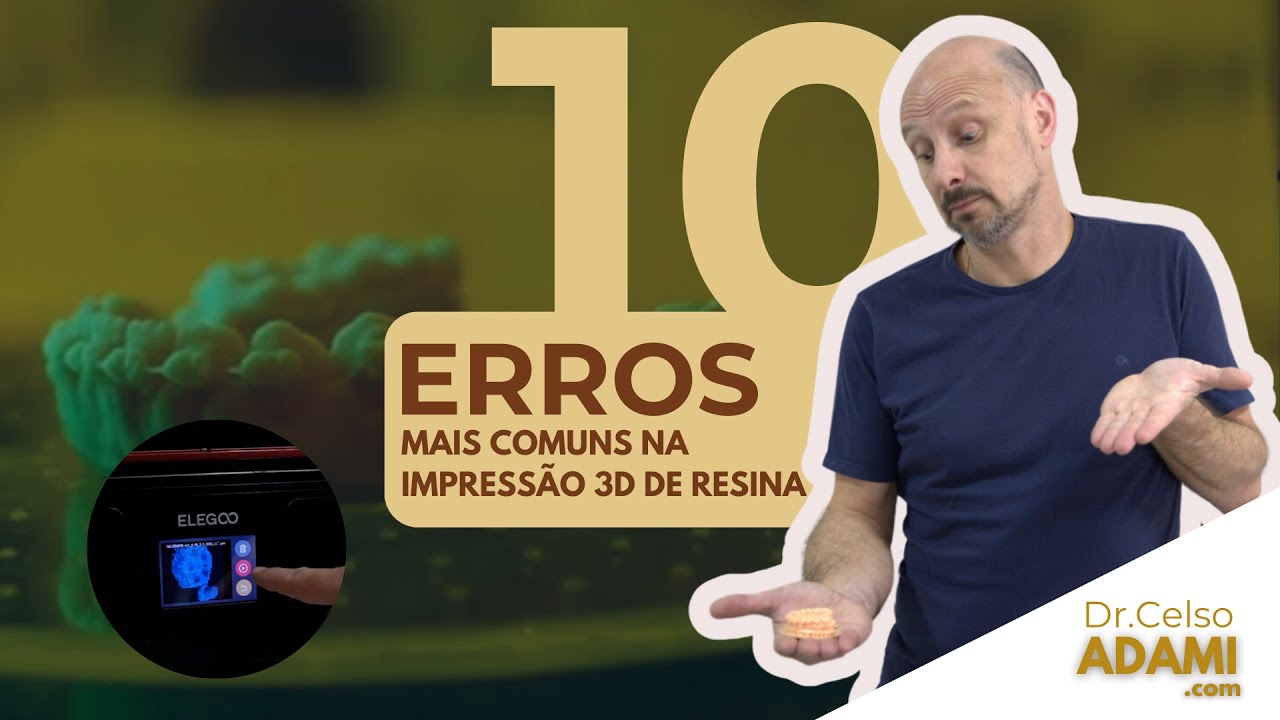 Os 10 Erros mais comuns na Impressão 3D de Resina que Você Precisa Evitar