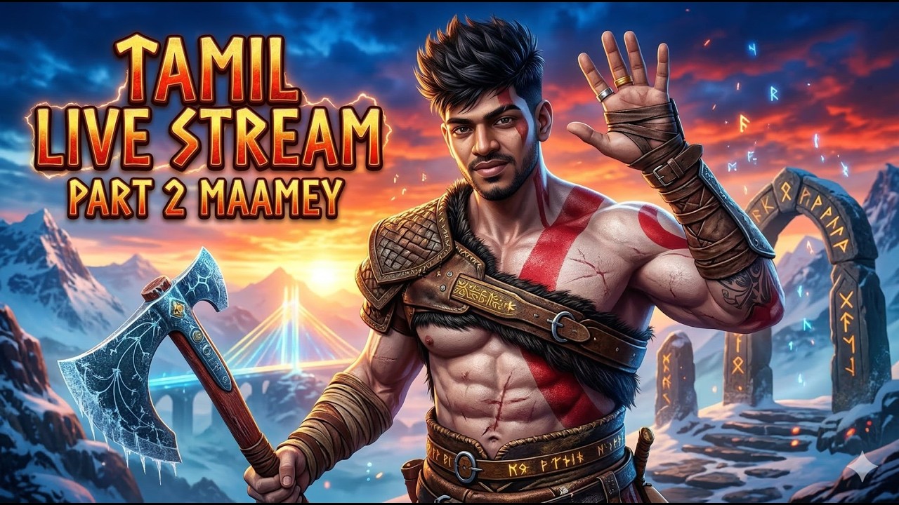 God of War 2018 Tamil Live 🔴 | Kratos Powerful Gameplay | PS4/PC 1080P