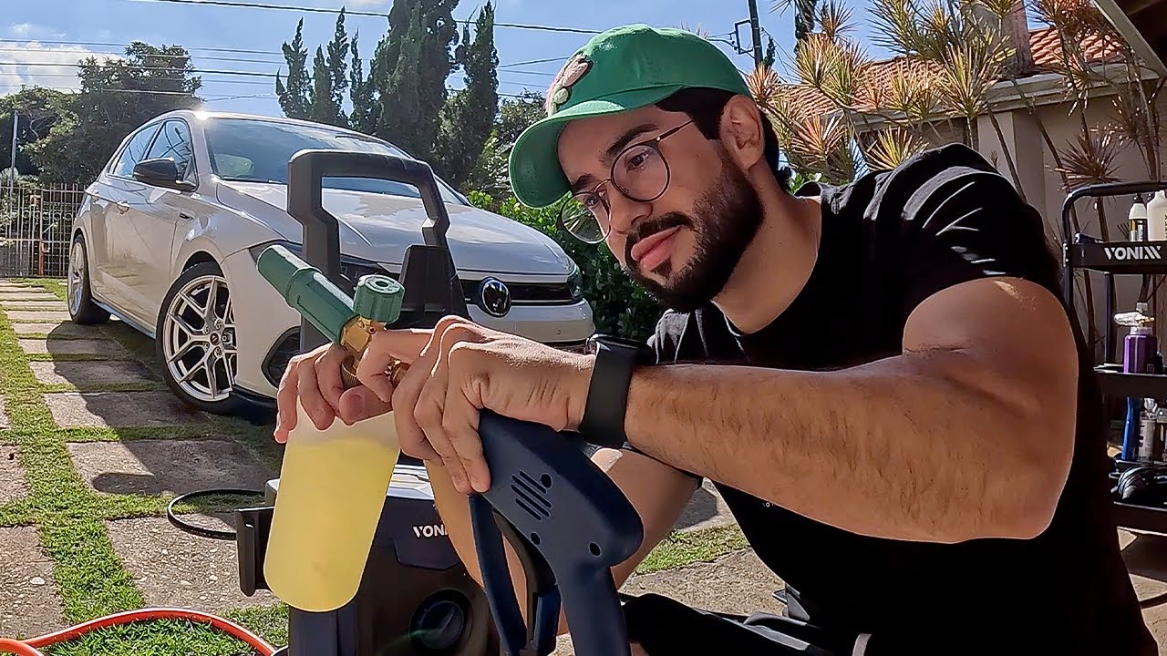 LAVANDO MEU CARRO COM PRODUTOS BÁSICOS