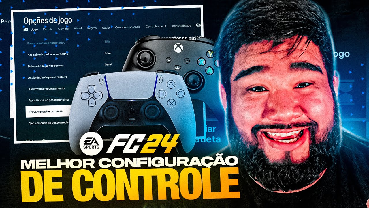 🎮 MELHOR CONFIGURAÇAO DE CONTROLE EM EA FC 24 ULTIMATE TEAM