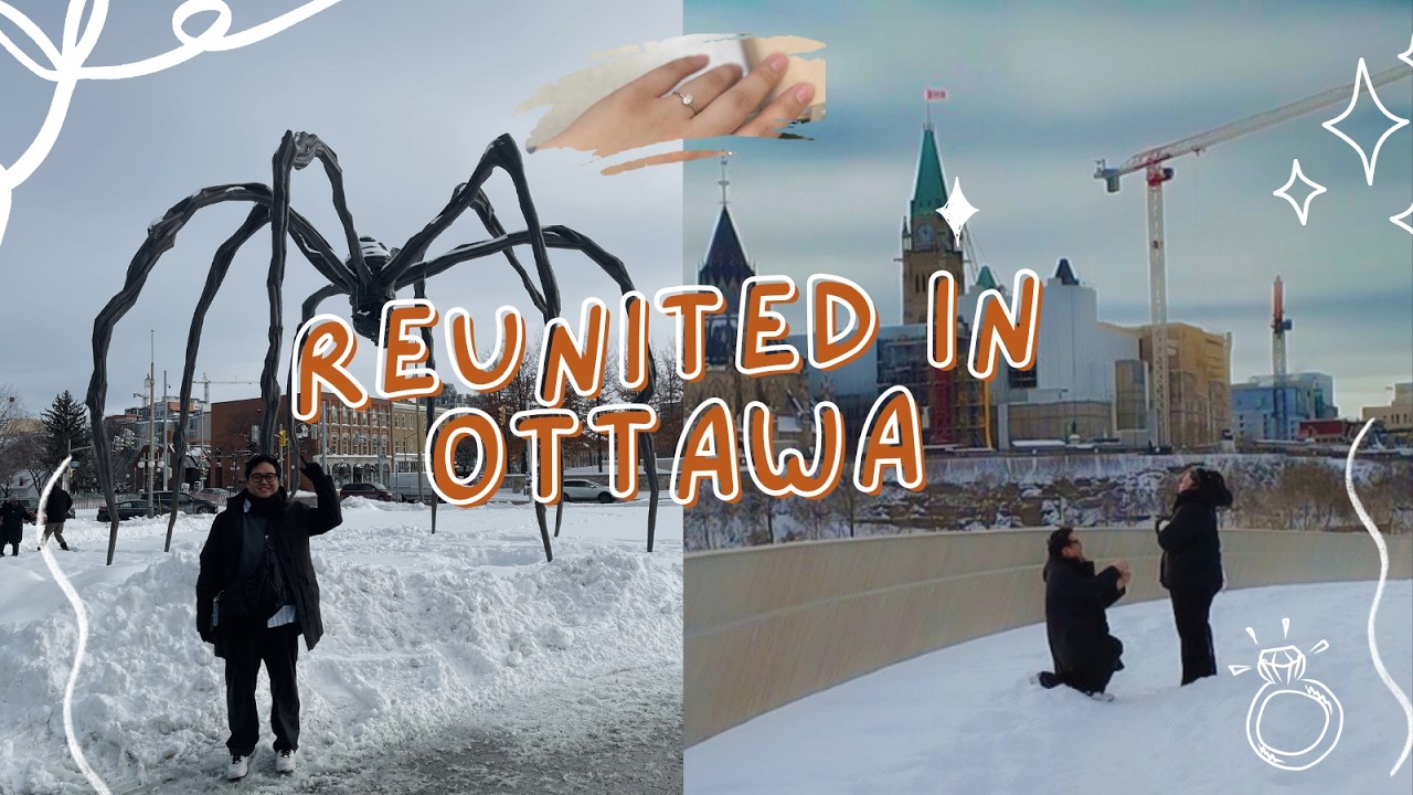 Reunited in Ottawa: city strolls, food, museums… and a little surprise 💍 | Trina Mira