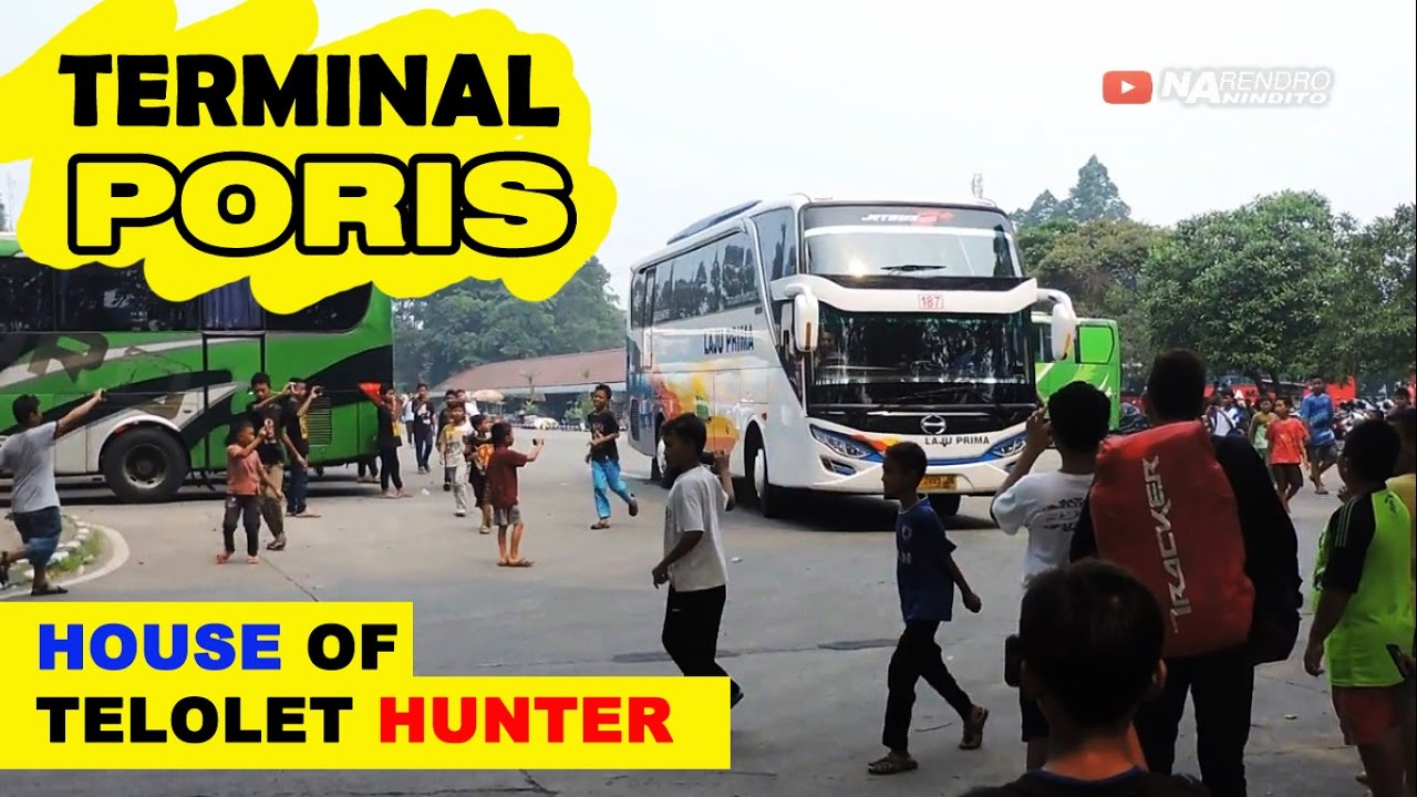 TERMINAL PORIS! Markasnya para pemburu klakson TELOLET bus!