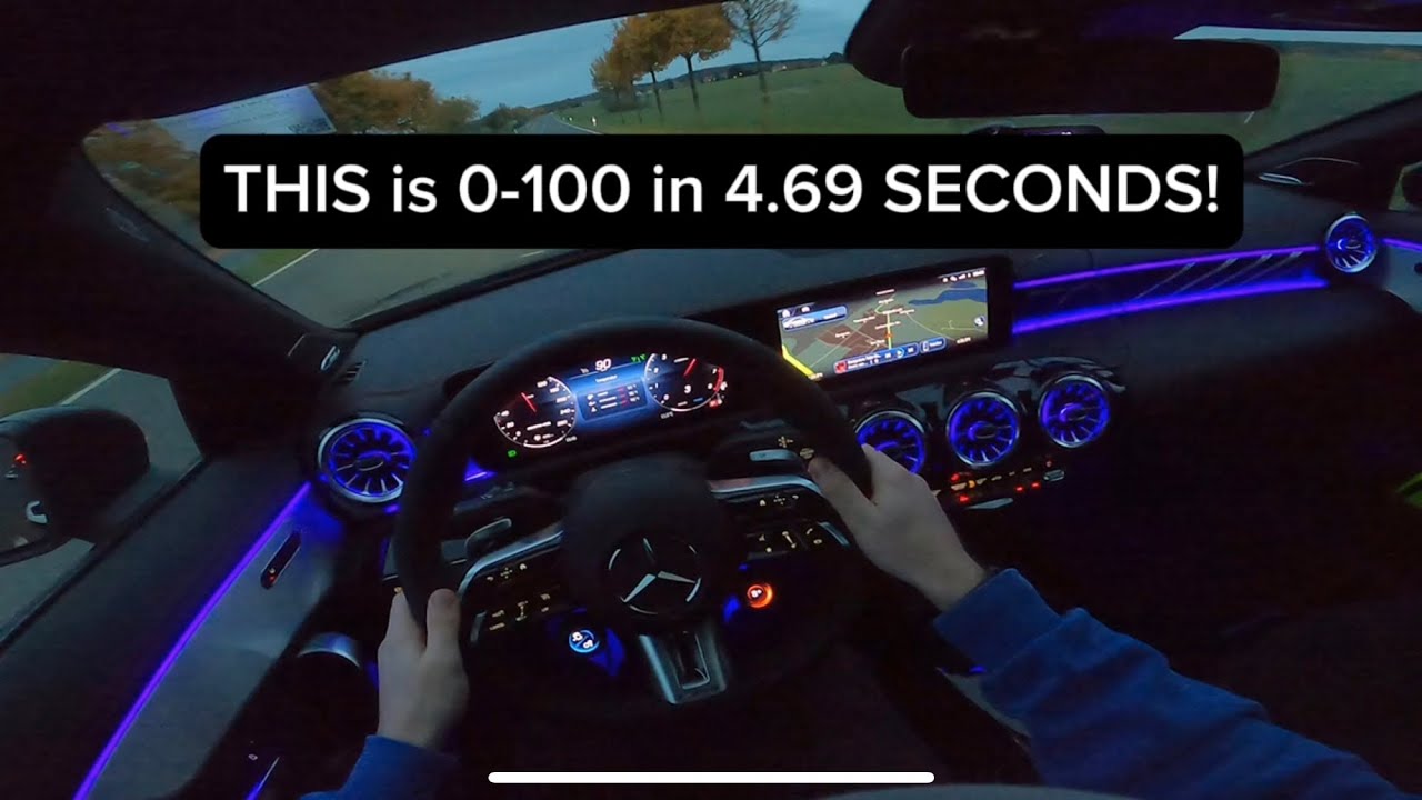 0-100 in 4.6! NEW AMG CLA 35 FACELIFT