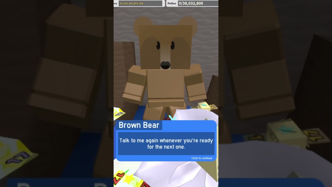 Completing Brown Bears 220th Quest | Roblox Bee Swarm Simulator