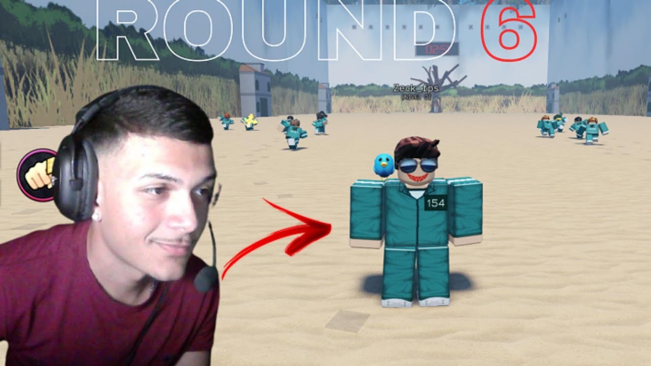 JOGANDO ROUND 6 NO ROBLOX PELA PRIMEIRA VEZ! (Sustos e Desafios!) 👻