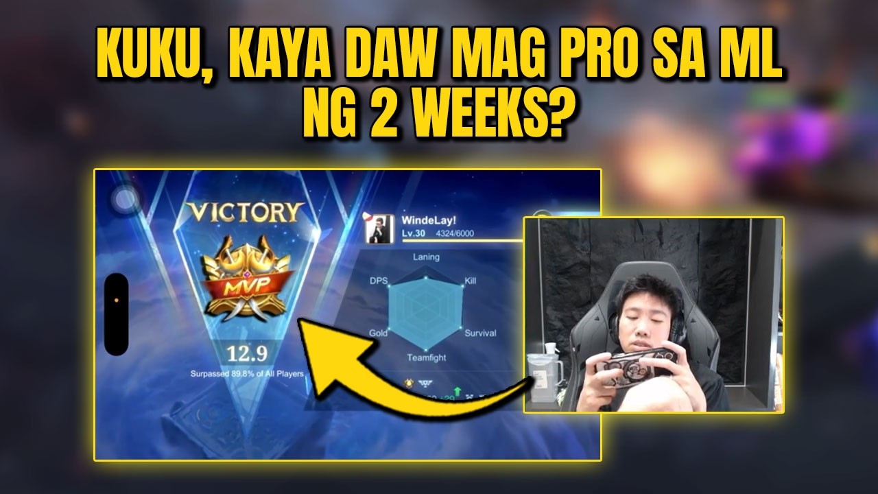 BOSS KU, KAYA DAW MAG PRO SA ML NG 2 WEEKS?