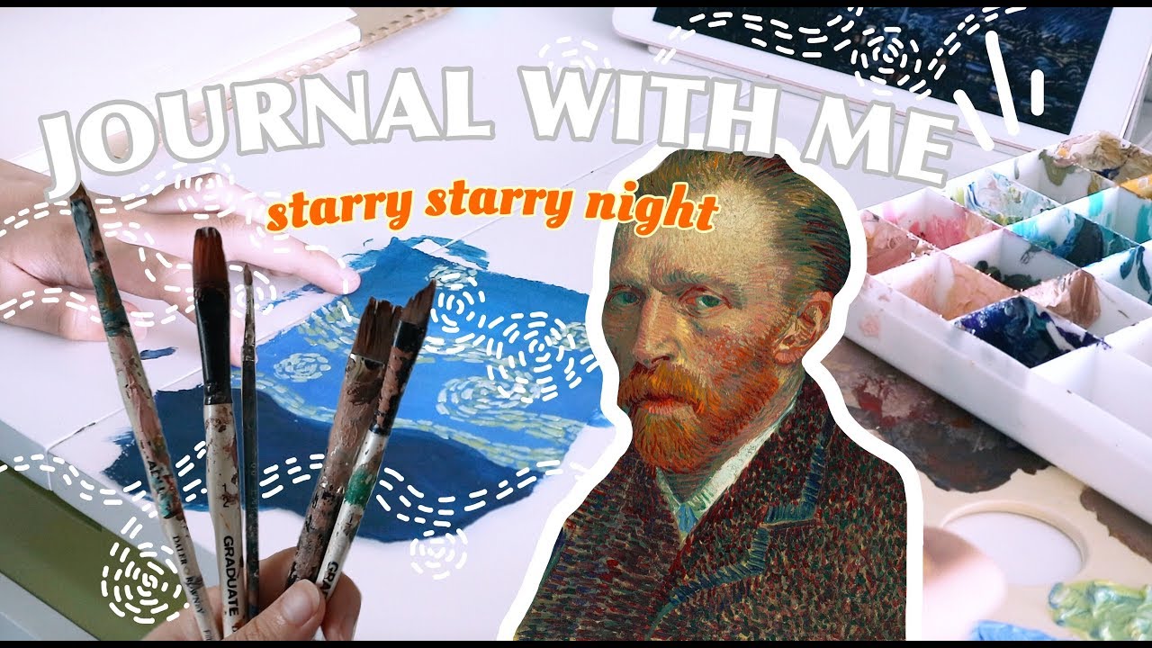 Journal With Me ✿ The Starry Night ⭐️☁️  |  artsyjujube