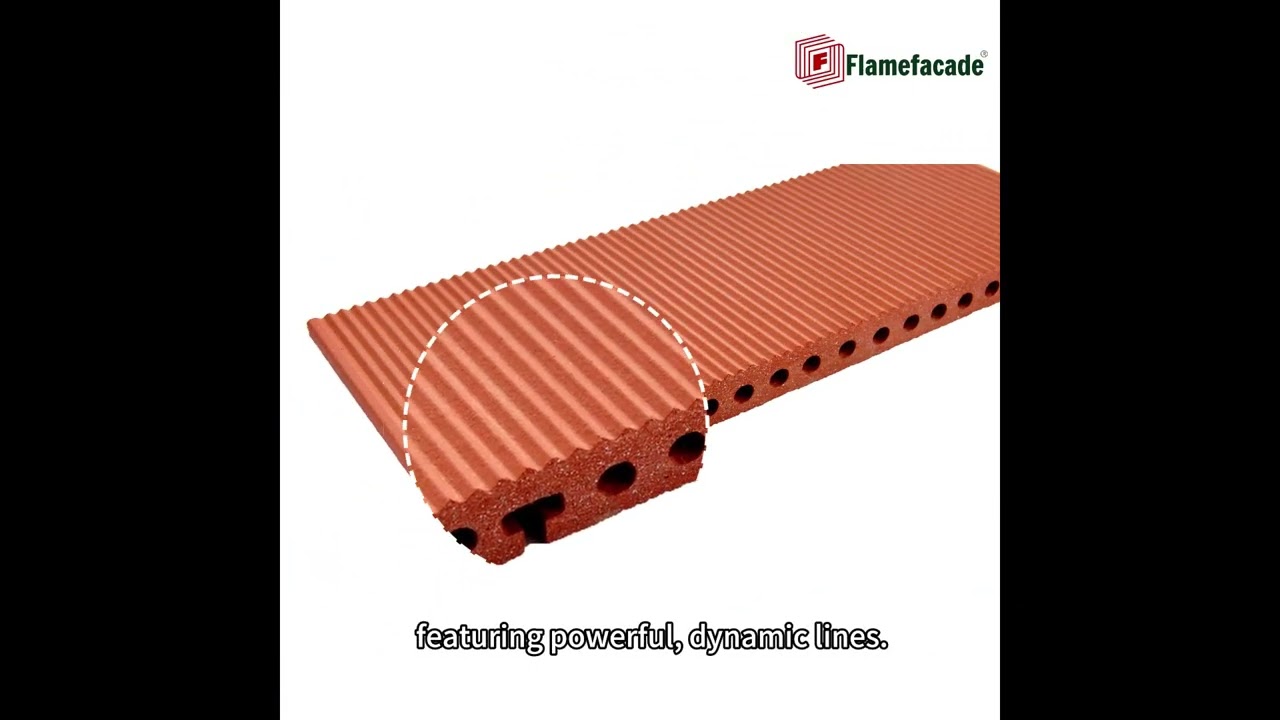 School Gymnasium Exterior: Red Grooved Clay Tiles Supplied | Nanjing University Sports Field