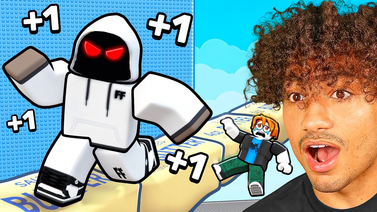 ПОБЕГ ОТ МАСЛА В ROBLOX!