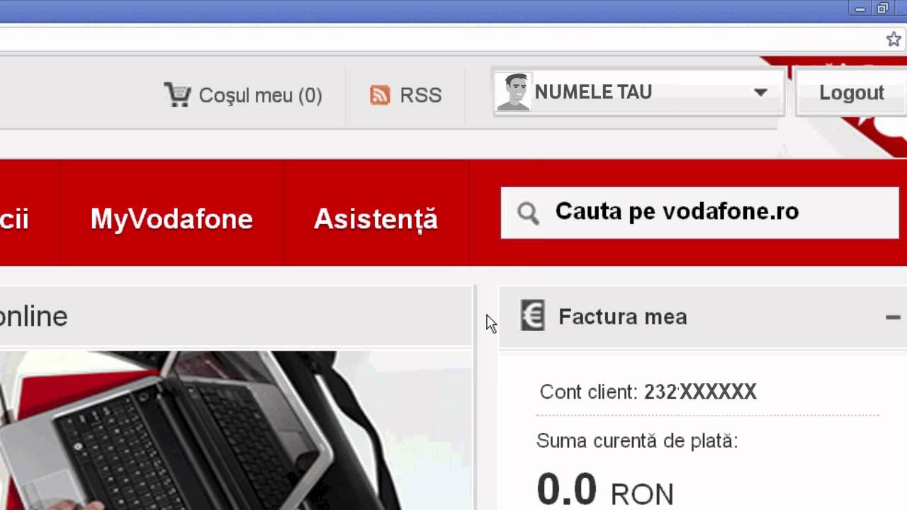 Cum pot sa vad factura si apelurile detaliate din contul MyVodafone? - Vodafone