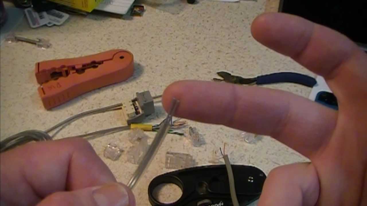 Network cabling services intro and guide for some tools and how to install data and voice cables.