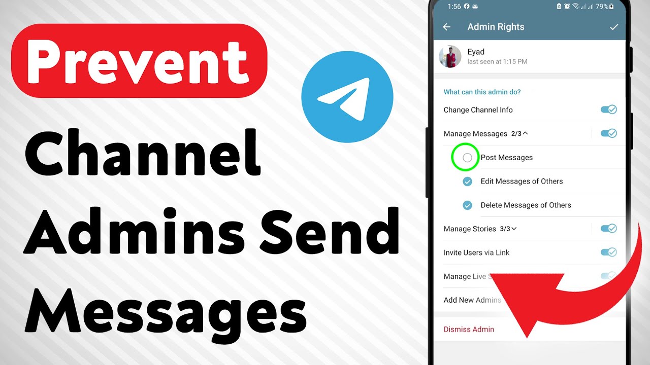 How To Prevent Channel Admins Send Messages on Telegram (Updated)