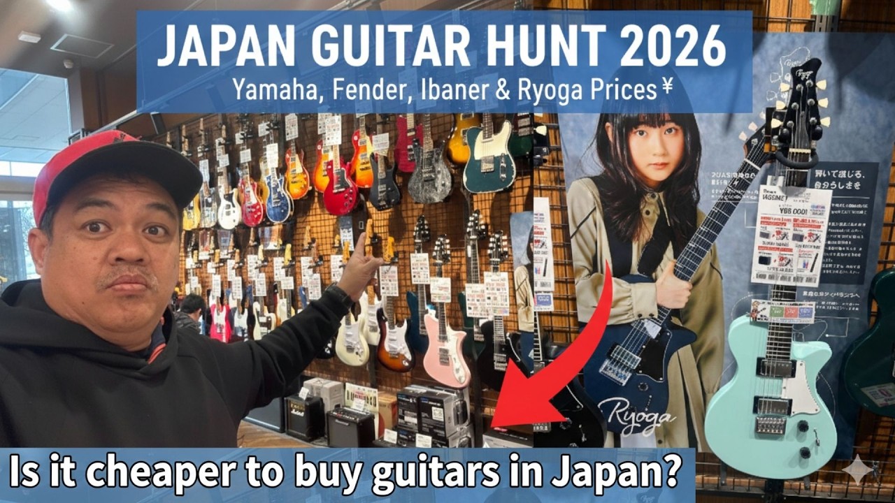 Is it cheaper to buy guitars in Japan? (Yamaha, Fender, Ibanez, Ryoga 2026 Prices) 🎸🇯🇵