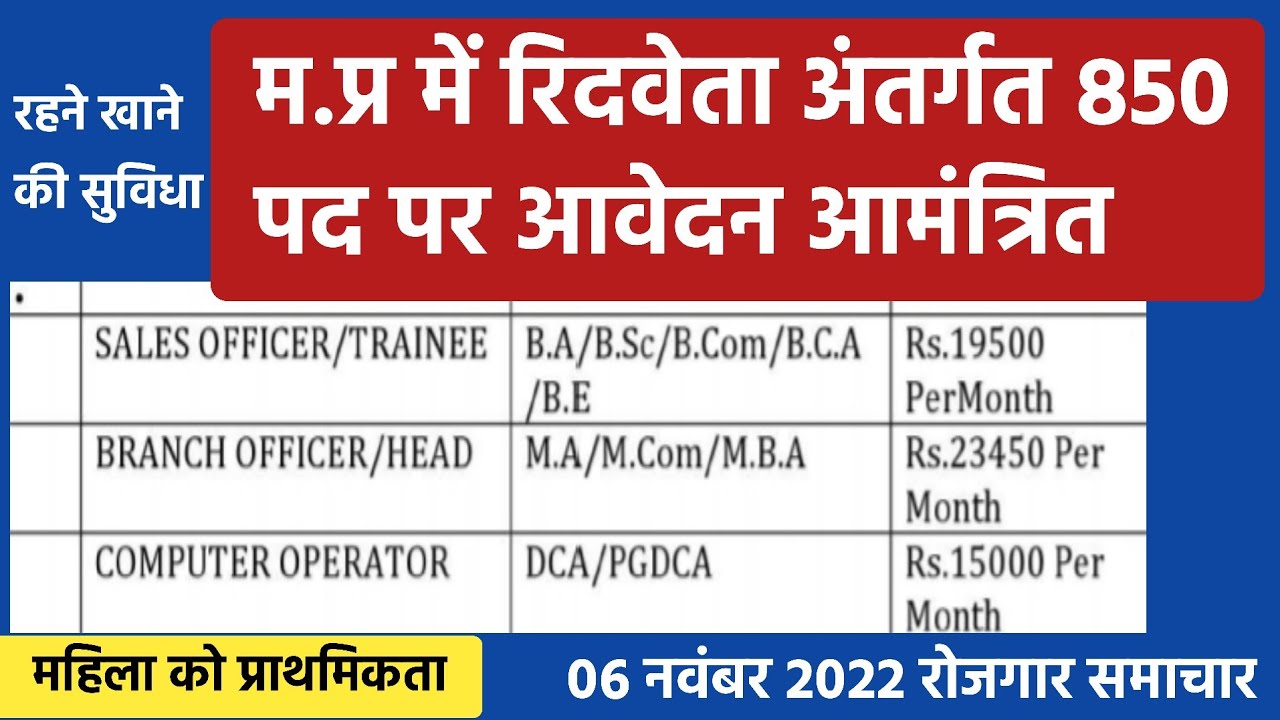Shreeji Online - Mp Gram Panchayat Operotor Bharti 2022 / Mp New Vacancy 2022