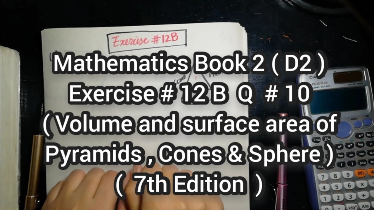 Mathematics Book 2 (D2) |  7th Edition | Exercise # 12 B | Q # 10 | Ifra Syed | in Urdu\Hindi