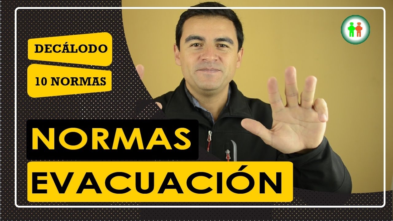 normas de evacuación